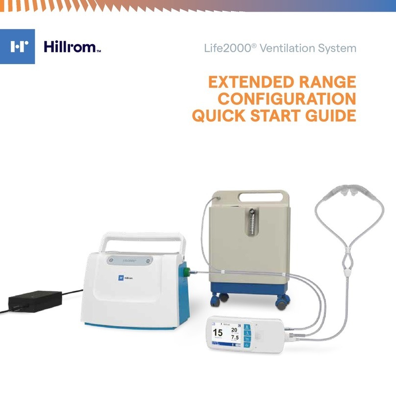 Hillrom LIFE2000 Ventilator User manual