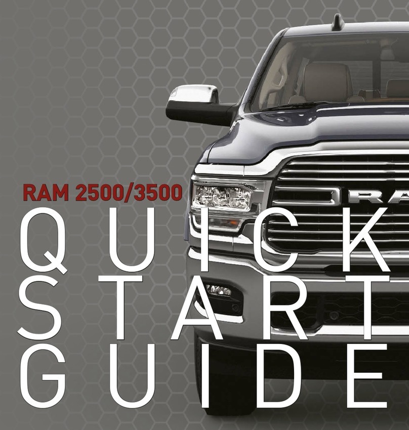 FCA US RAM 2500 quick start guide