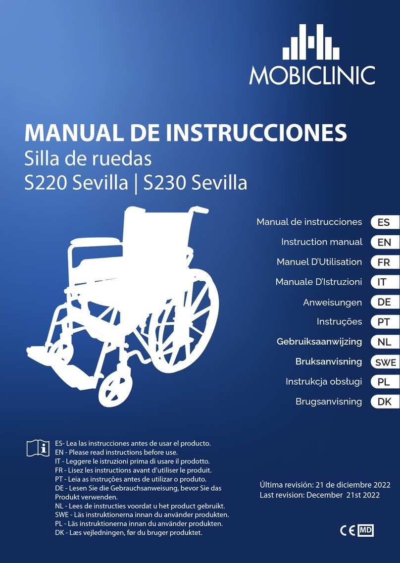 Mobiclinic S220 Sevilla instruction manual