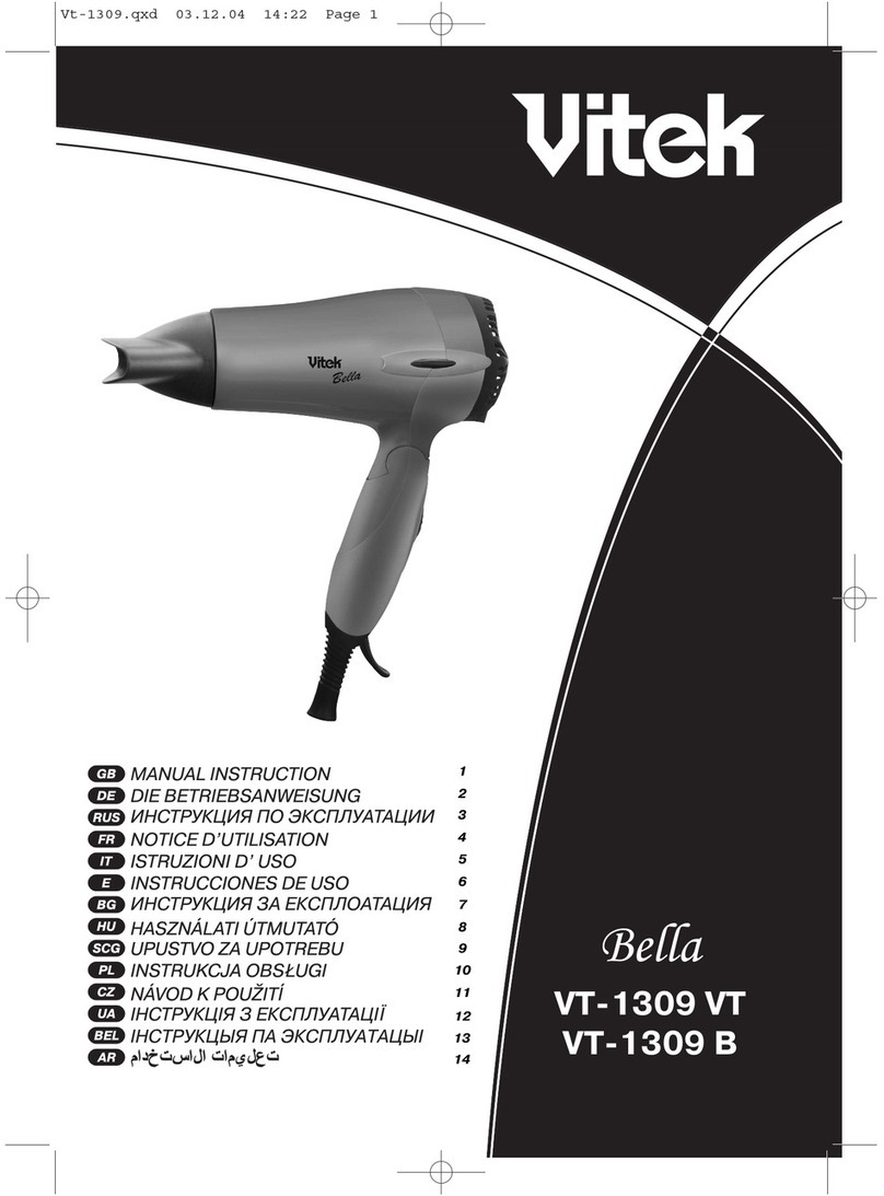 Vitek VT-1309 VT instruction manual
