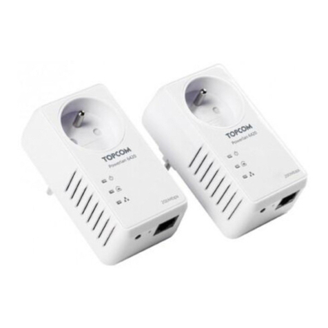 Topcom POWERLAN 6420 Quick installation guide