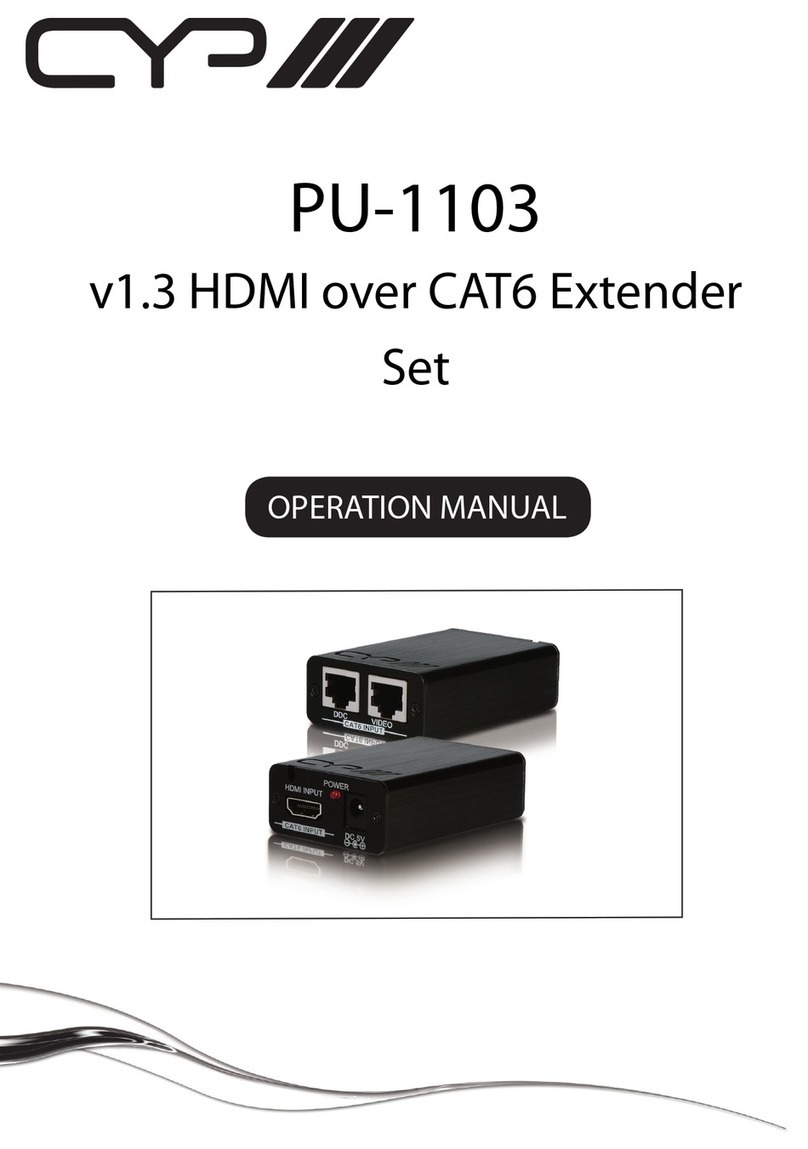 CYP PU-1103 User manual