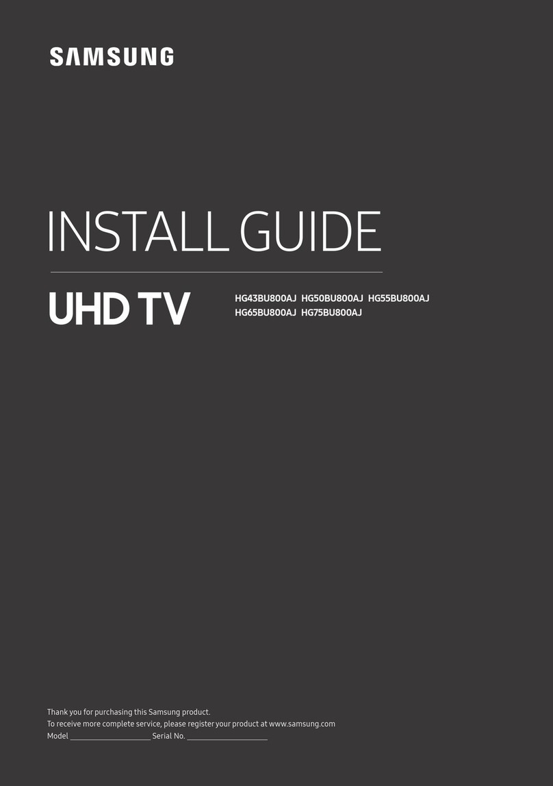 Samsung HG55BU800AJ User manual