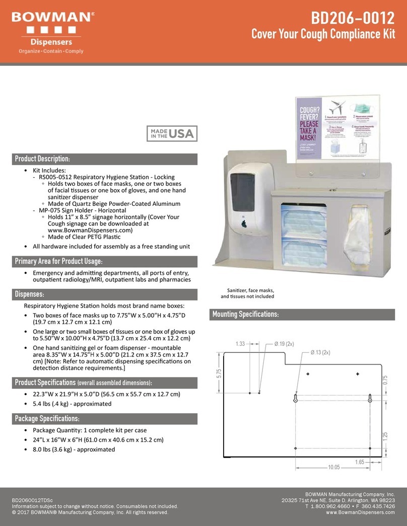 BOWMAN BD206-0012 Assembly instructions