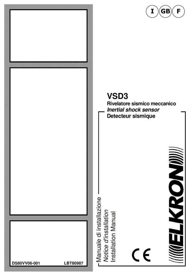 Elkron VSD3 installation manual