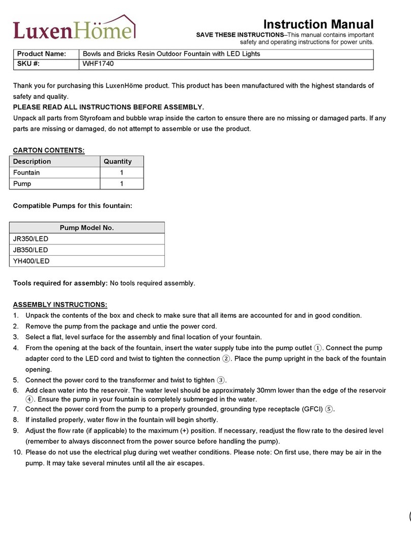 LuxenHome WHF1740 instruction manual
