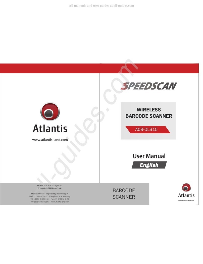 Atlantis Speedscan A08-OLS15 User manual