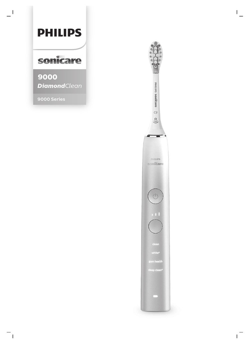 Philips sonicare DiamondClean 9000 Series user manual