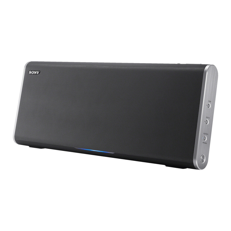 Sony SRS-BTX500 User manual