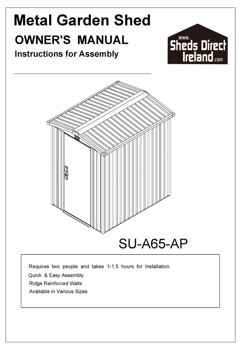 Sheds Direct Ireland SU-A65-AP owner's manual
