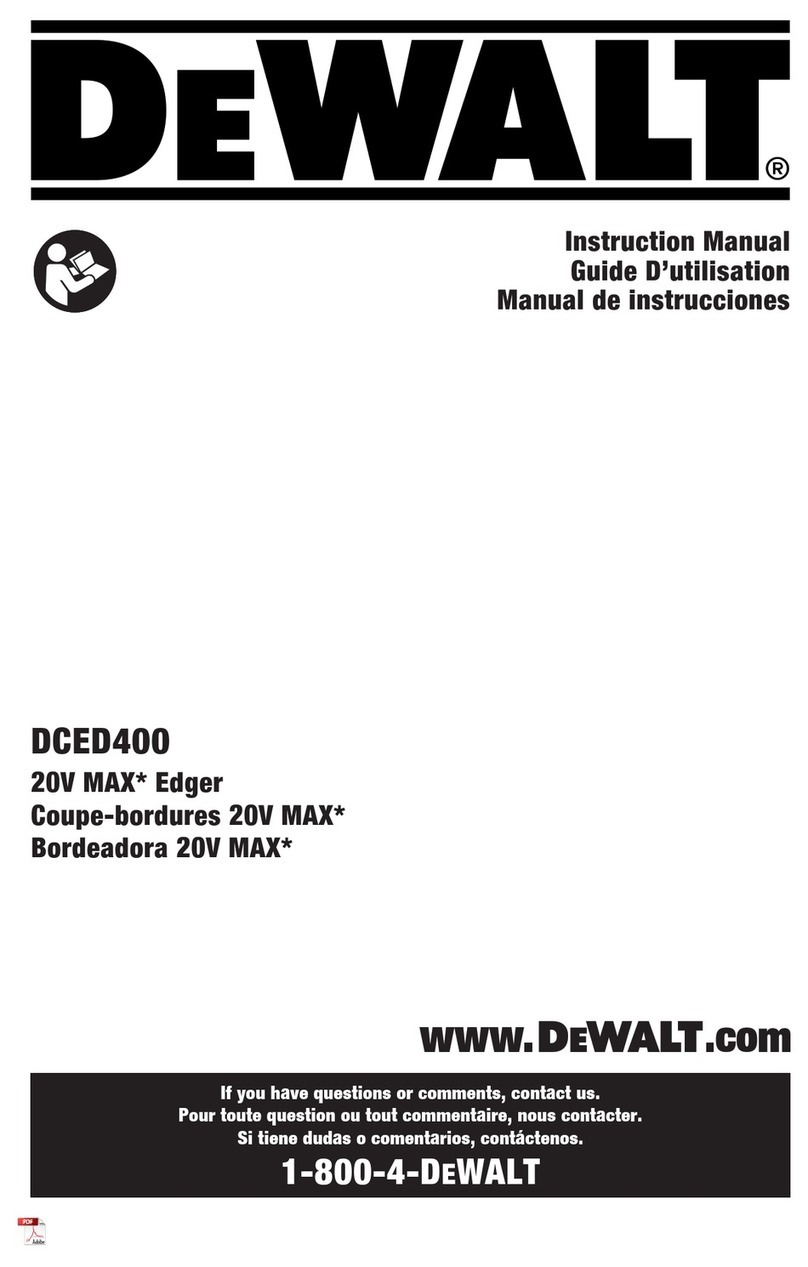 DeWalt DCED400 instruction manual