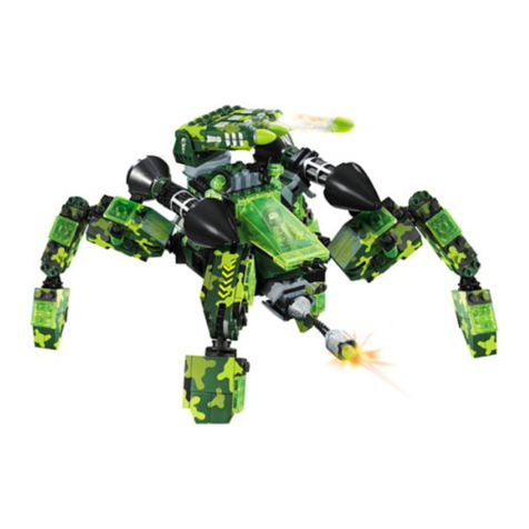 Mega Bloks WARRIORS FUTURE FORCE QUADWALKER J-227 manual Mega Bloks WARRIORS FUTURE FORCE QUADWALKER J-227 manual