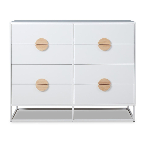 Mocka Eclipse Eight Drawer Assembly instructions