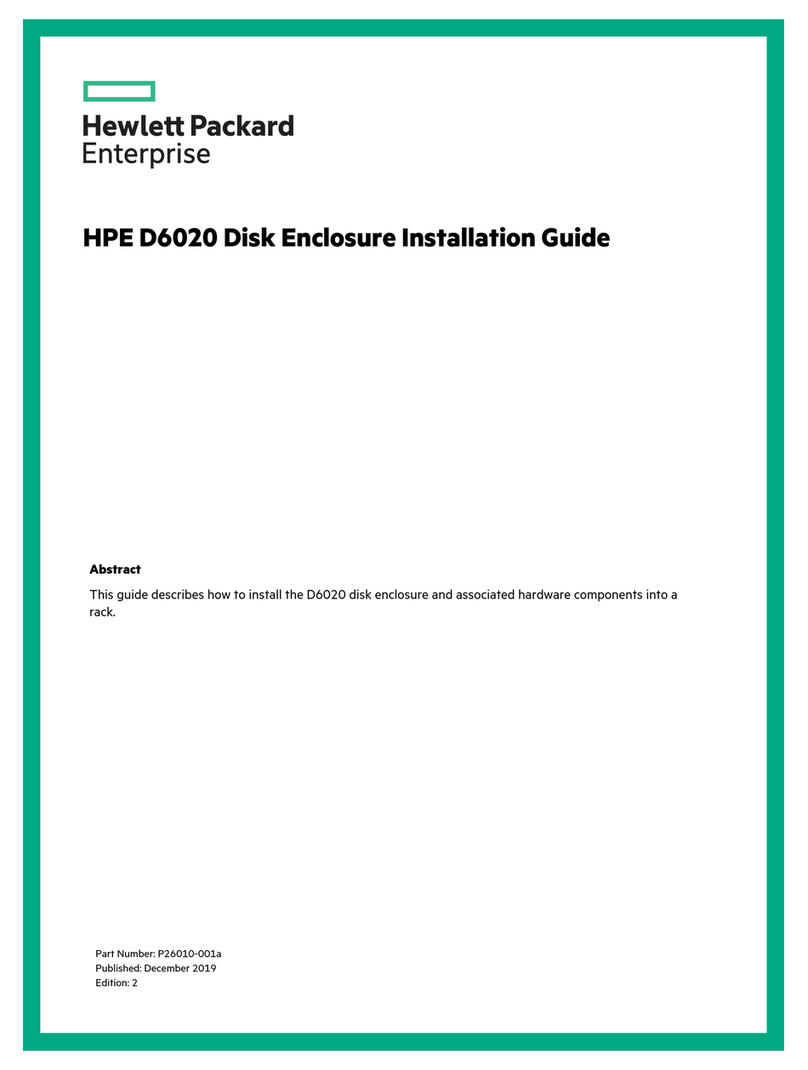 HP HPE D6020 User manual