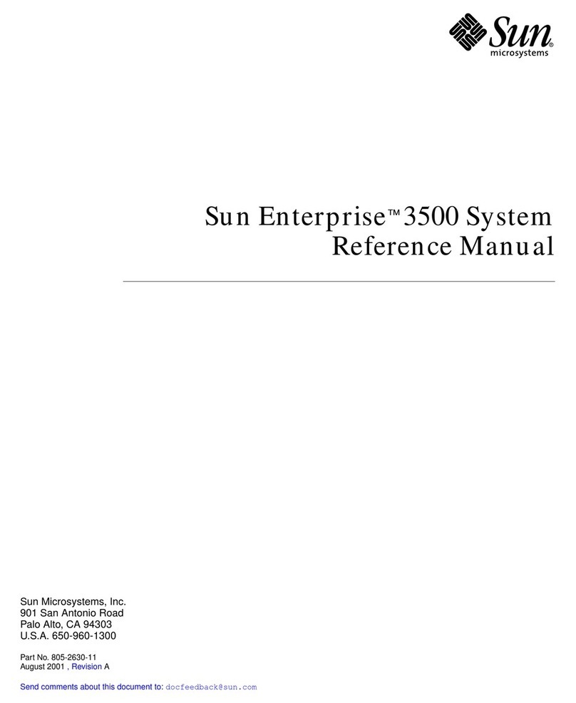 Sun Microsystems Enterprise 3500 Reference manual