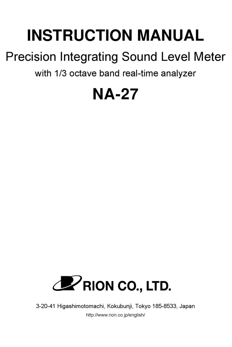 Rion NA-27 User manual