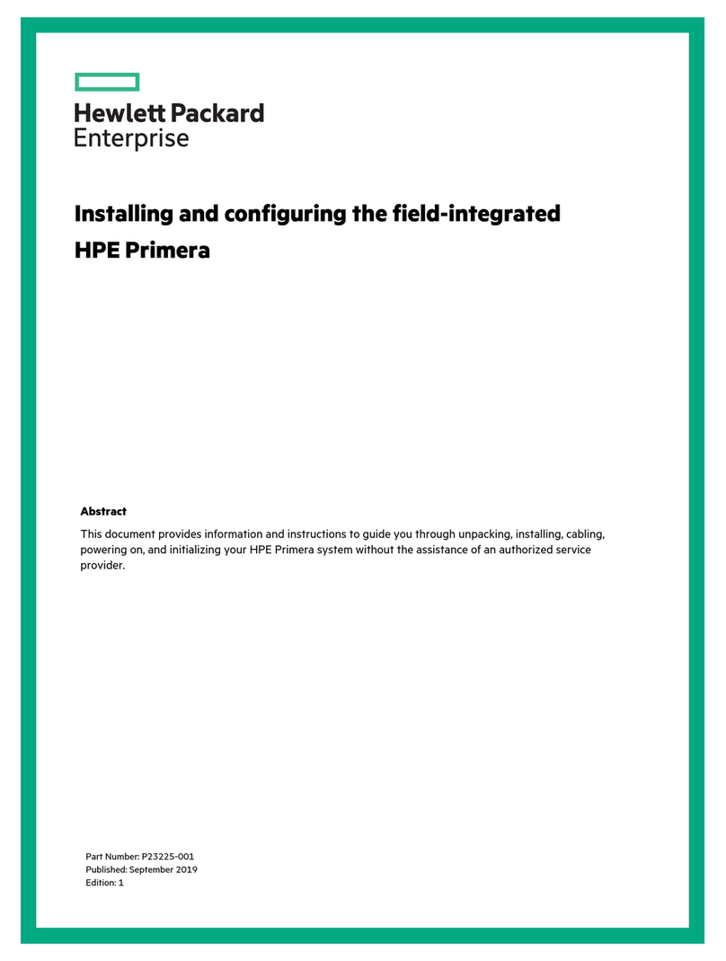 HP Enterprise HPE Primera Installing and configuring