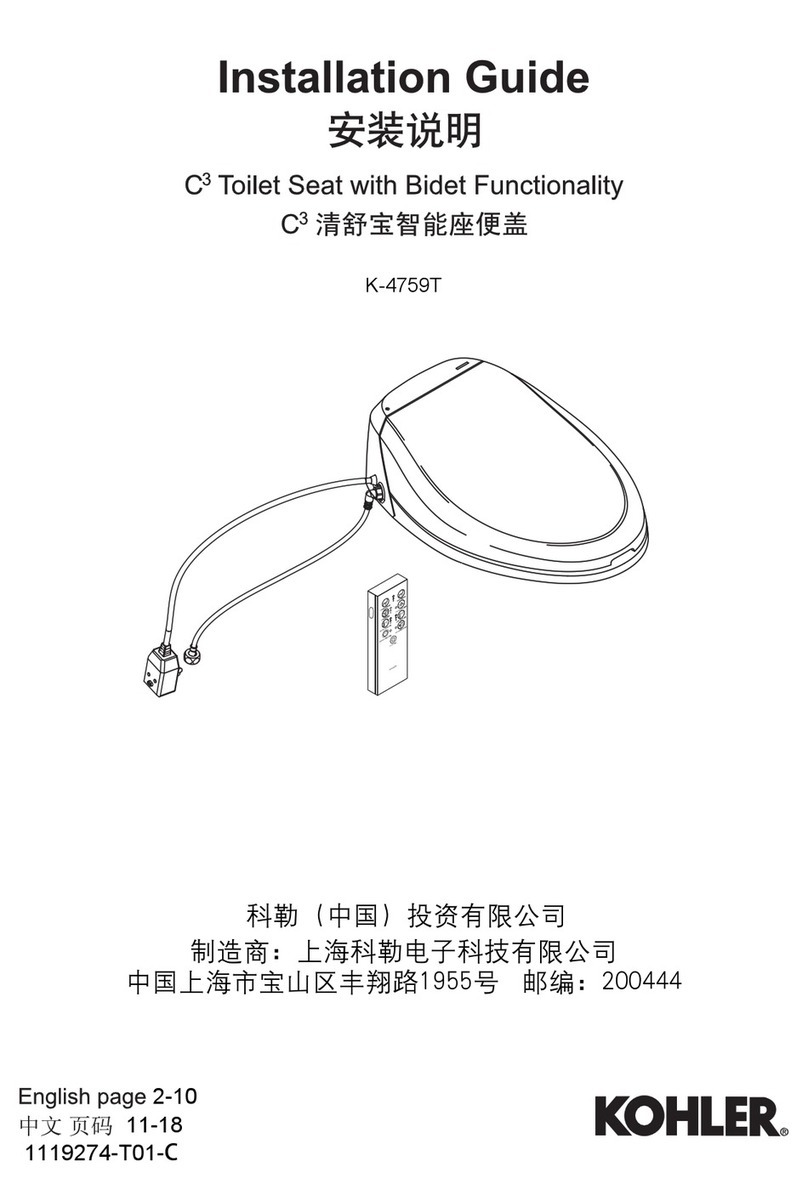 Kohler K-4759T User manual