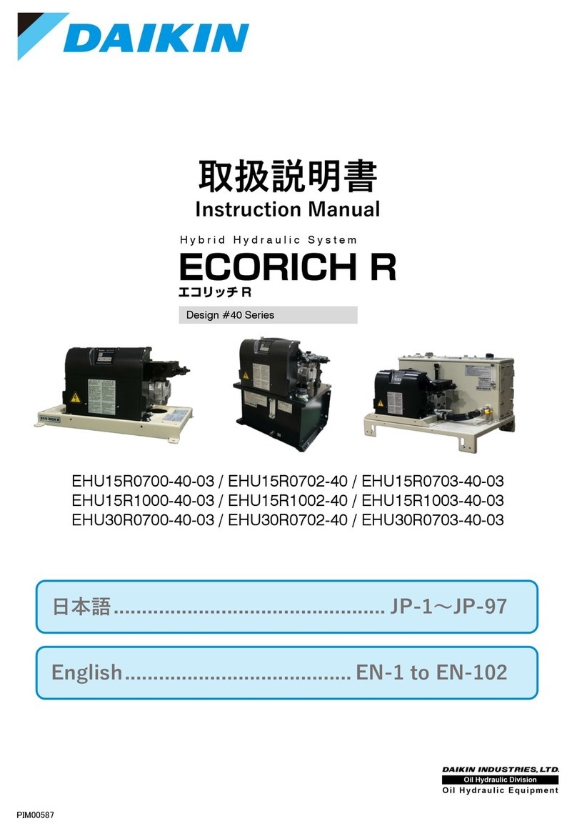 Daikin ECORICH R 40 Series User manual Daikin ECORICH R 40 Series User manual