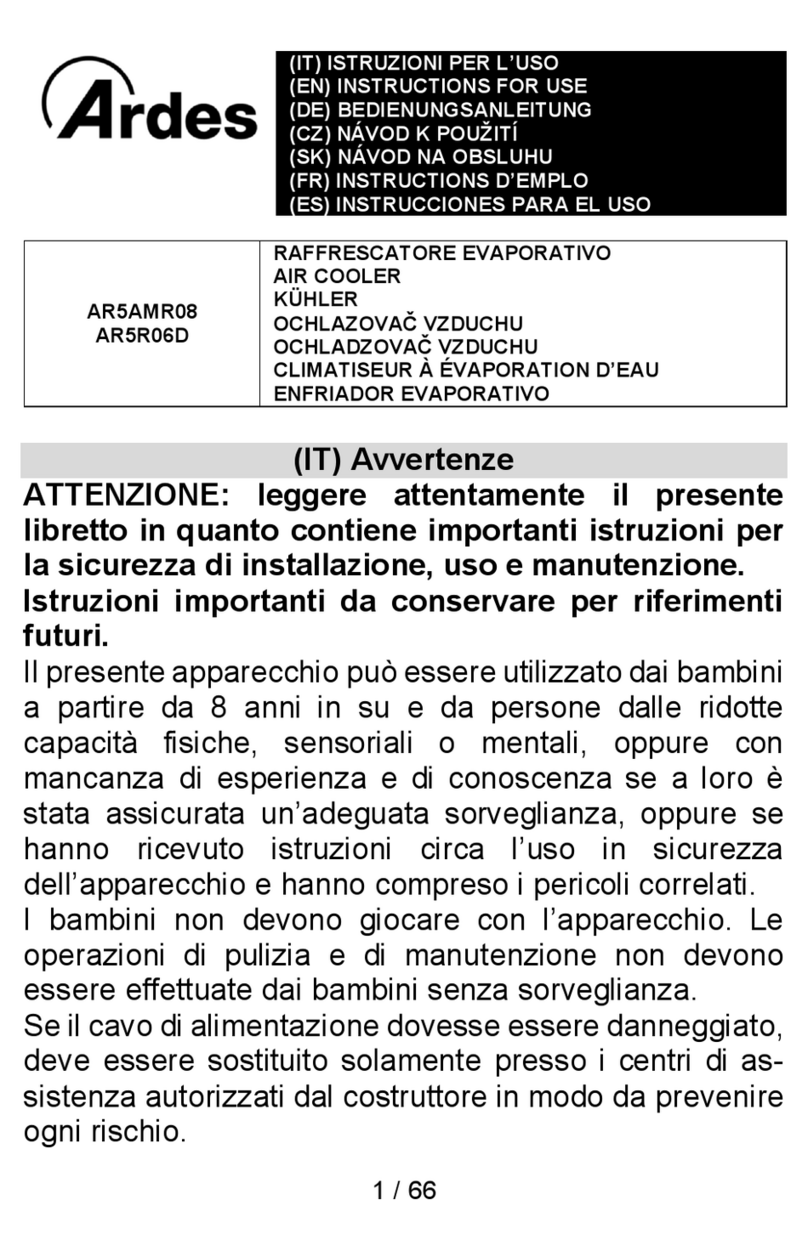 ARDES AR5AMR08 User manual