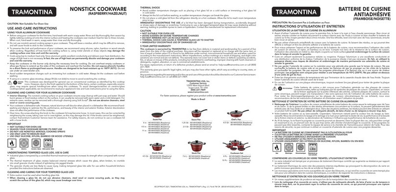 Tramontina 80149/033DS Use and care instructions