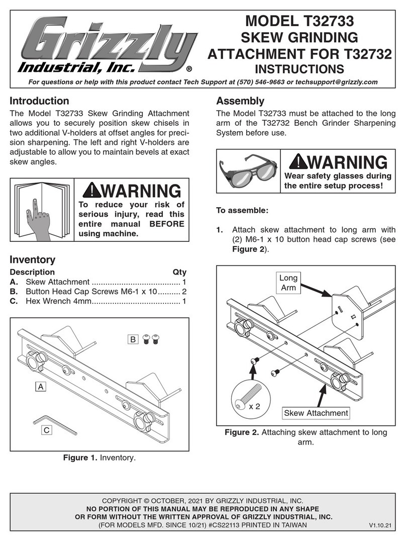 Grizzly T32733 User manual