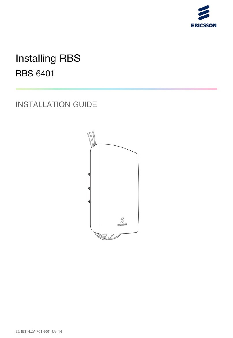Ericsson RBS 6401 User manual Ericsson RBS 6401 User manual