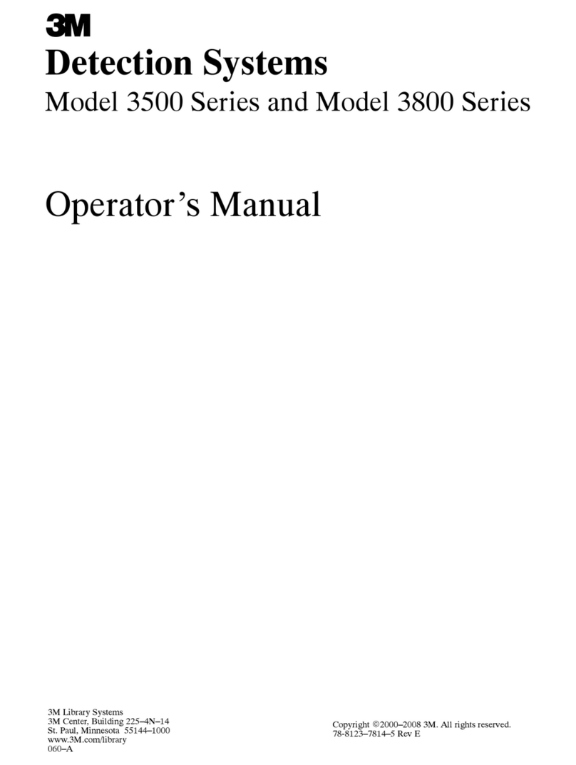 3M Detection System 3500 Series Operator's manual