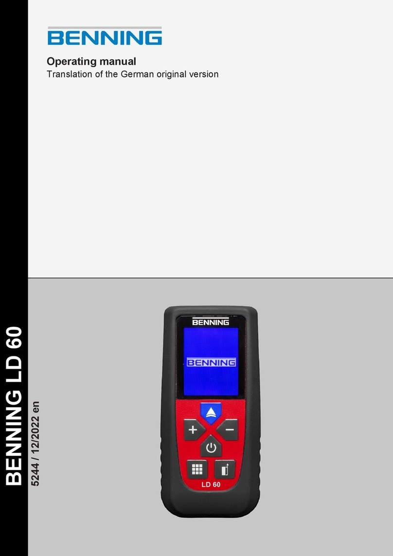 Benning LD 60 User manual