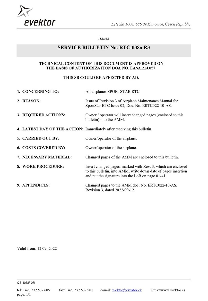 Evektor SportStar RTC User manual