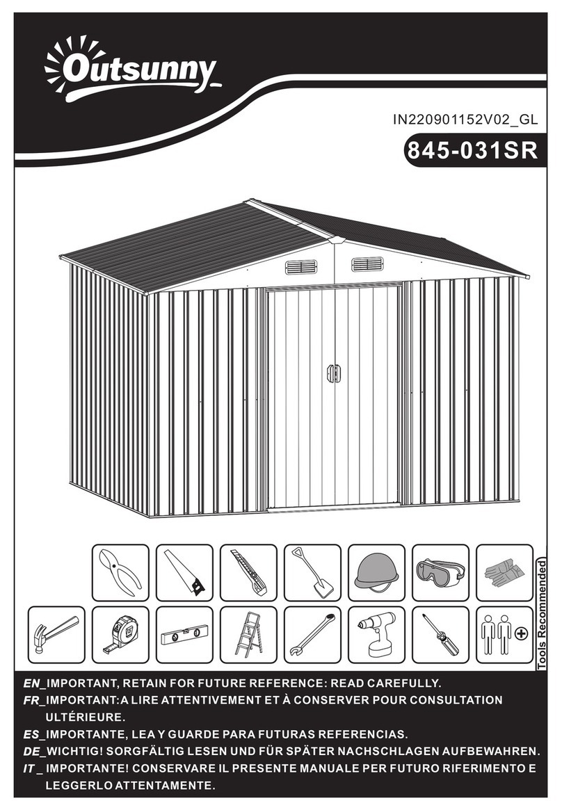 Outsunny 845-031SR User manual