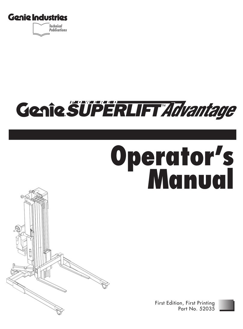 Genie Industries Powered Superlift Advantage Operator's manual