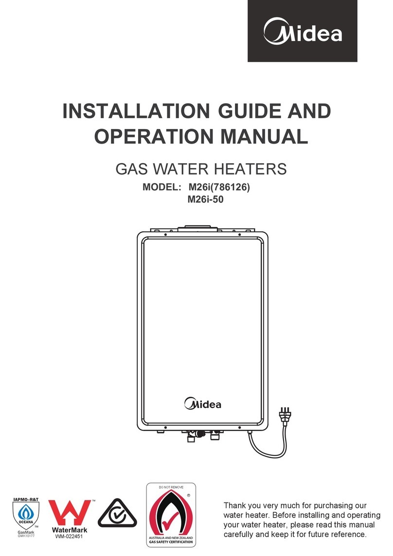 Midea M26i Installation guide and operation manual