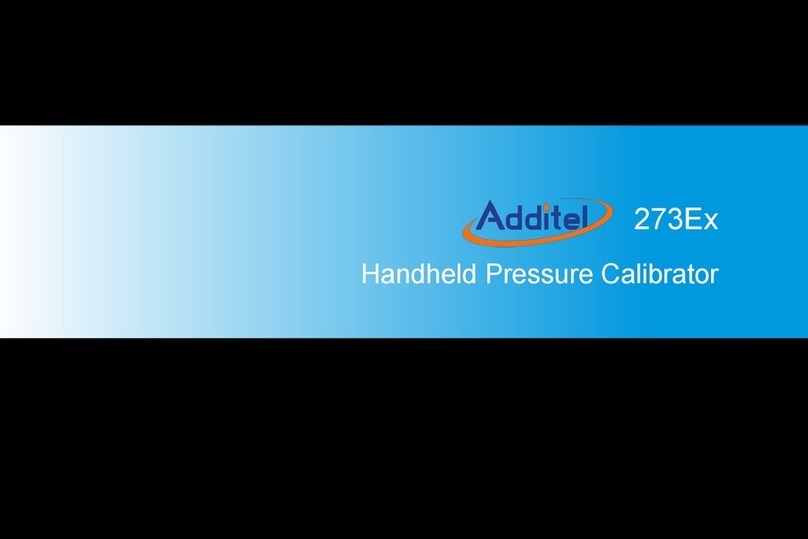 Additel 273E Series manual