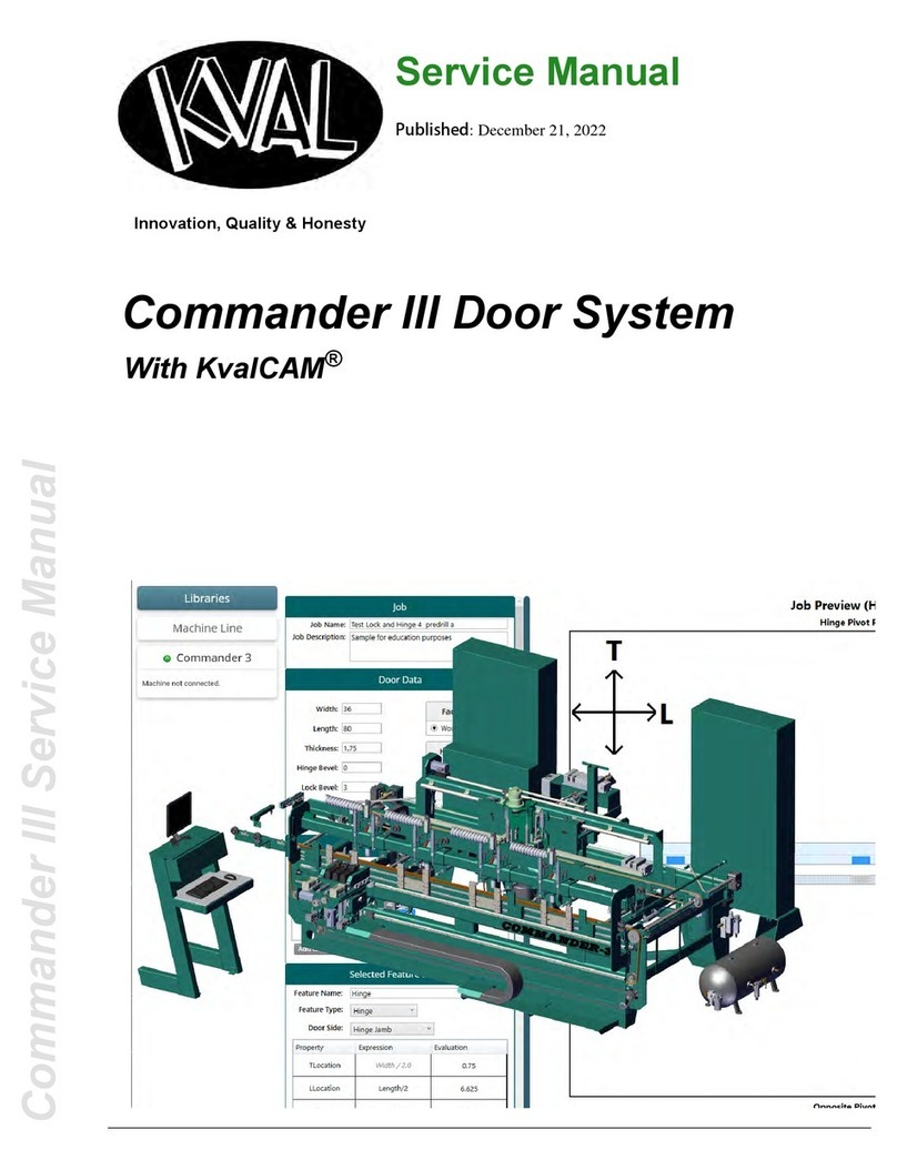 Kval Commander 3 User manual