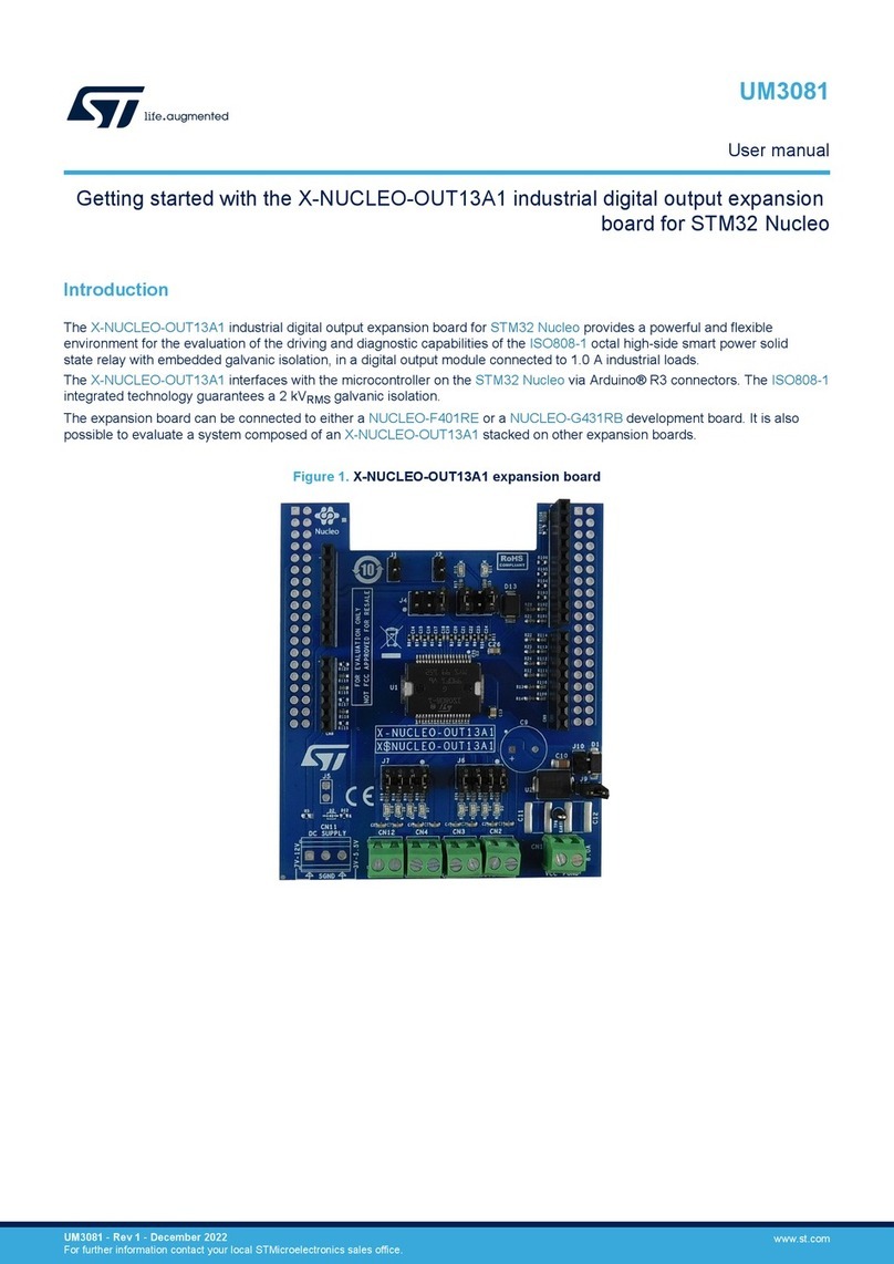 ST X-NUCLEO-OUT13A1 User manual