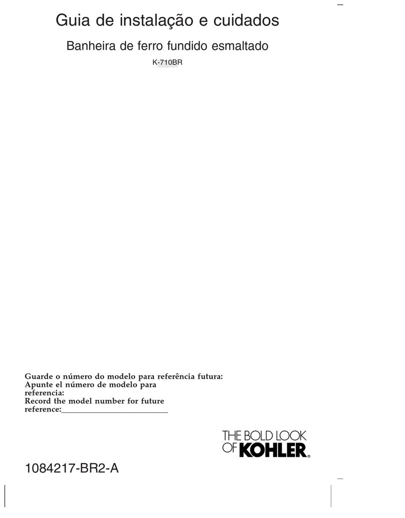 Kohler K-710BR Assembly instructions