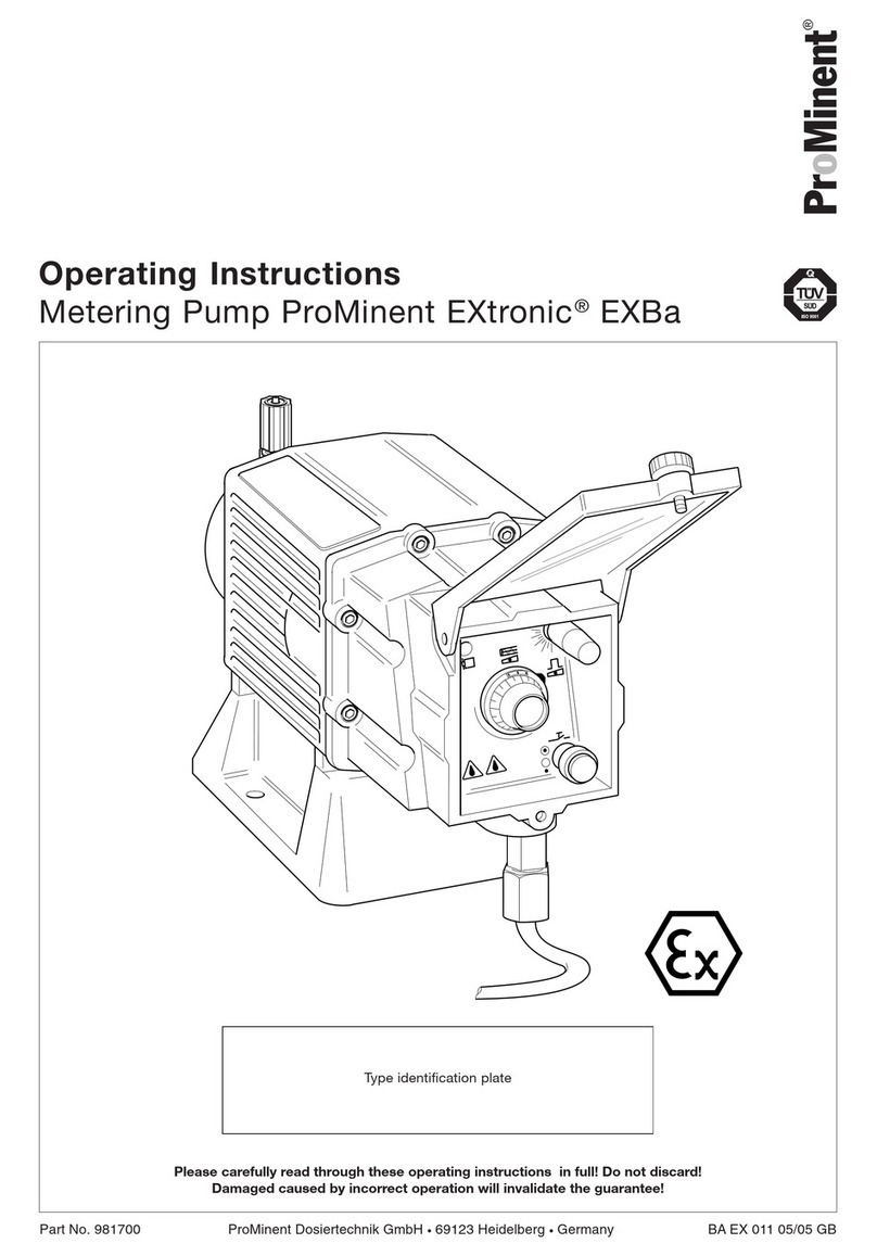 ProMinent EXtronic EXBa operating instructions