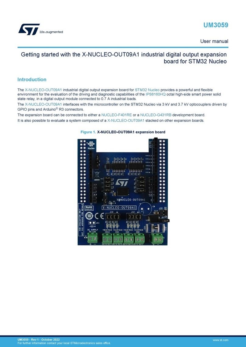 ST X-NUCLEO-OUT09A1 User manual