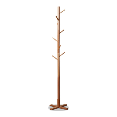 Mocka Freestanding Coat and Hat Stand User manual