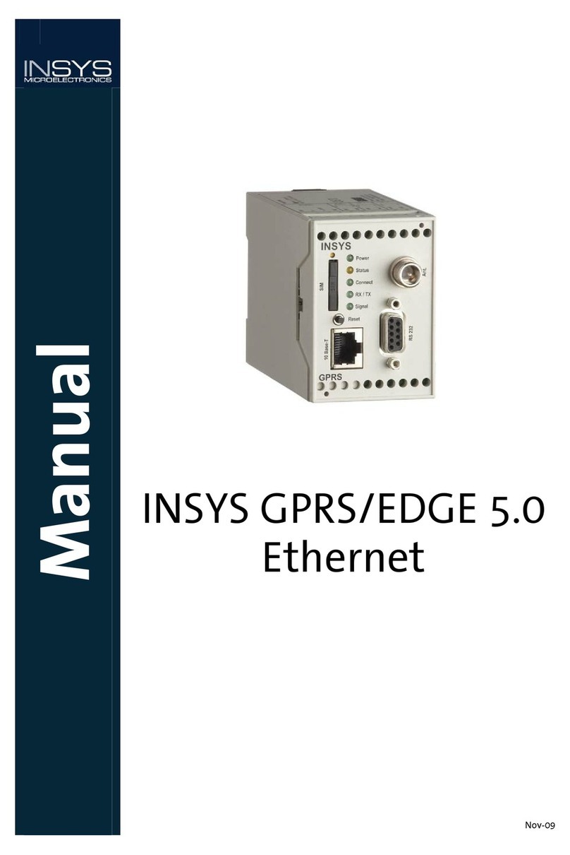 INSYS GPRS 5.0 Series user guide