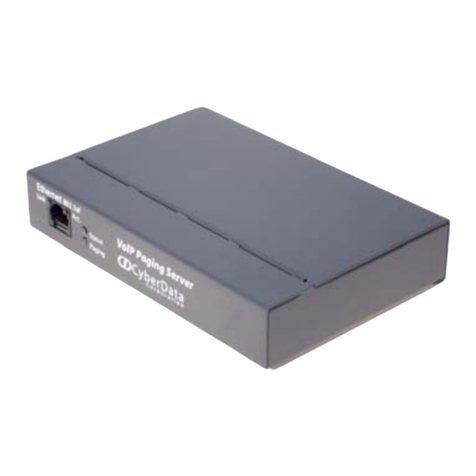 CyberData 010878 User manual