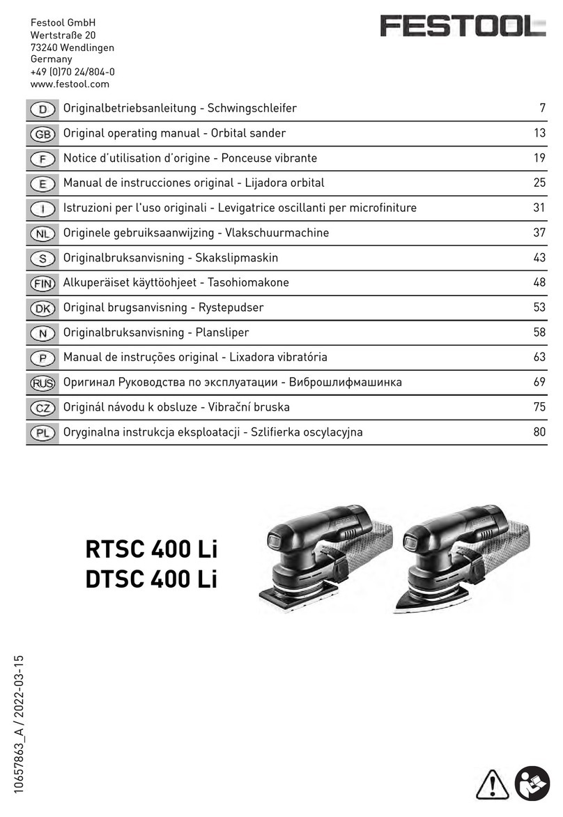 Festool DTSC 400 Li Original operating manual