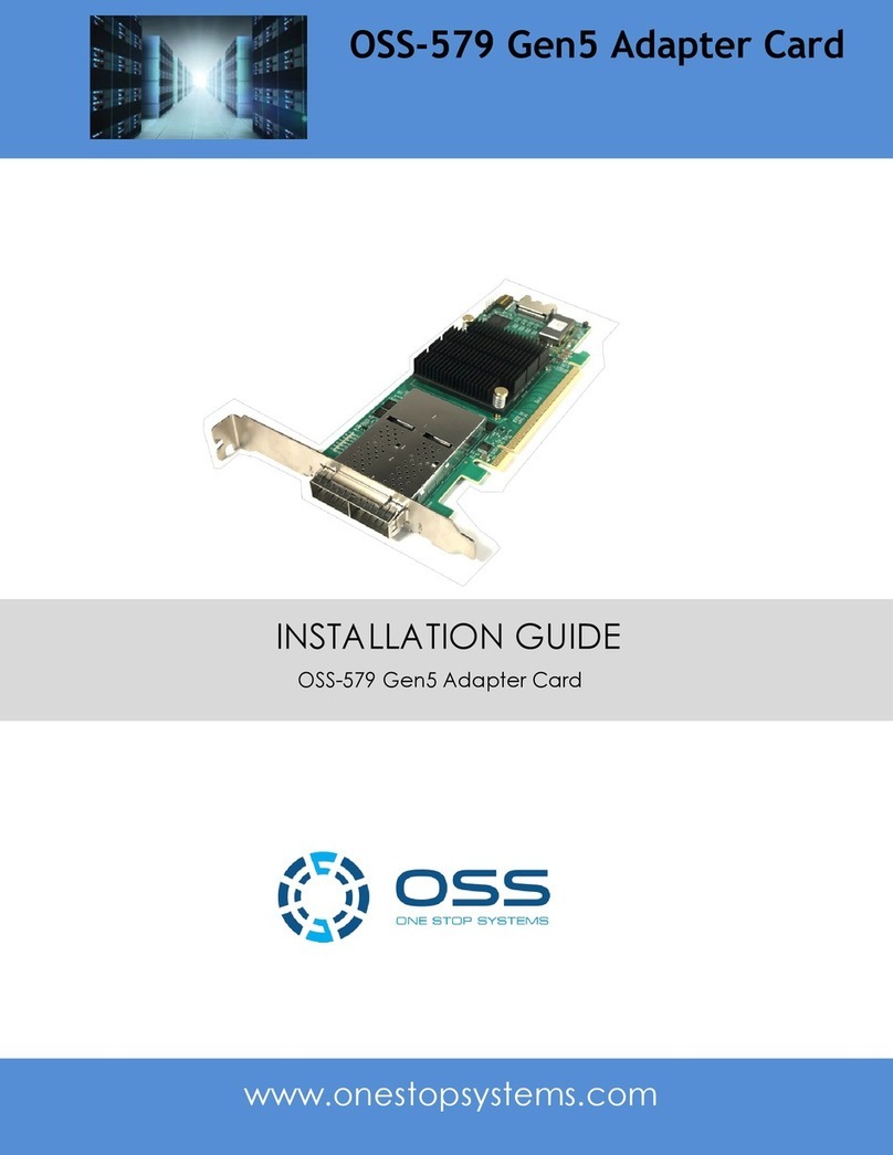 OSS OSS-579 User manual
