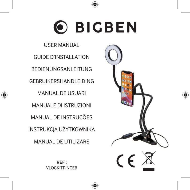 Bigben VLOGKITPINCEB user manual