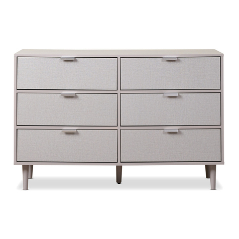 Mocka Mabel Six Drawer Assembly instructions