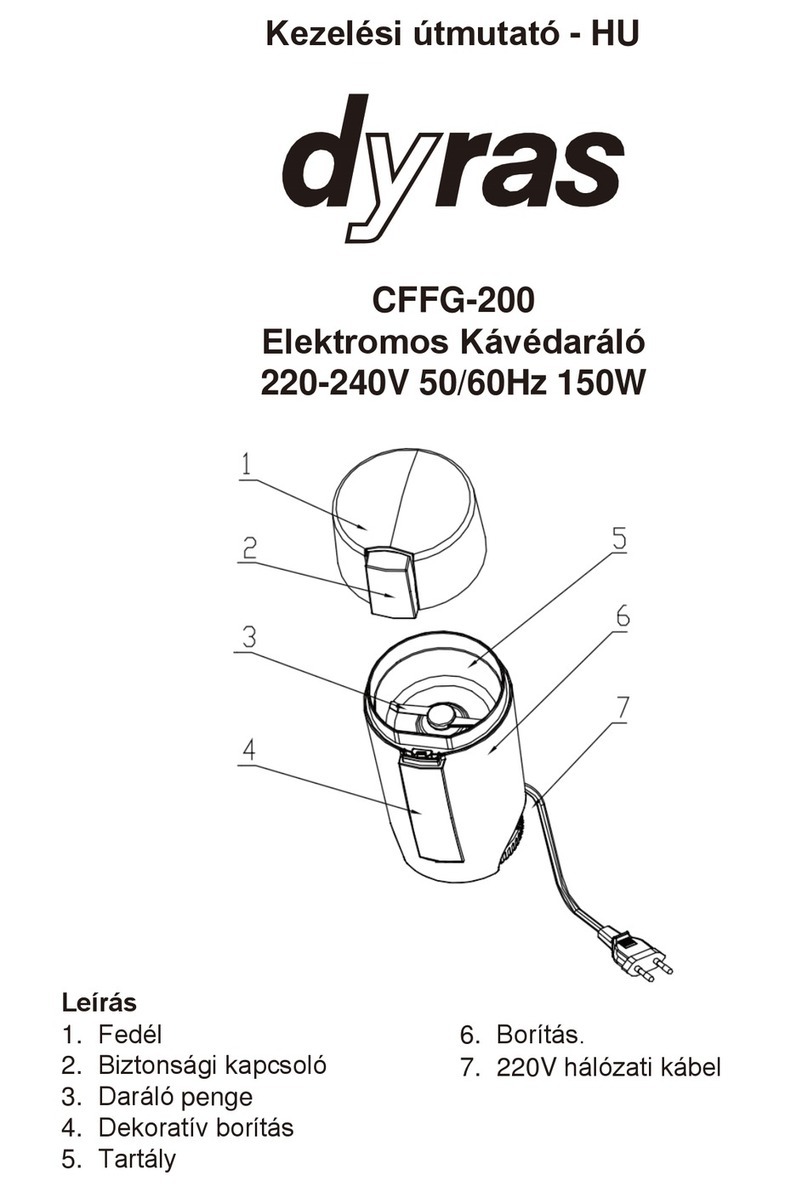 dyras CFFG-200 instruction manual