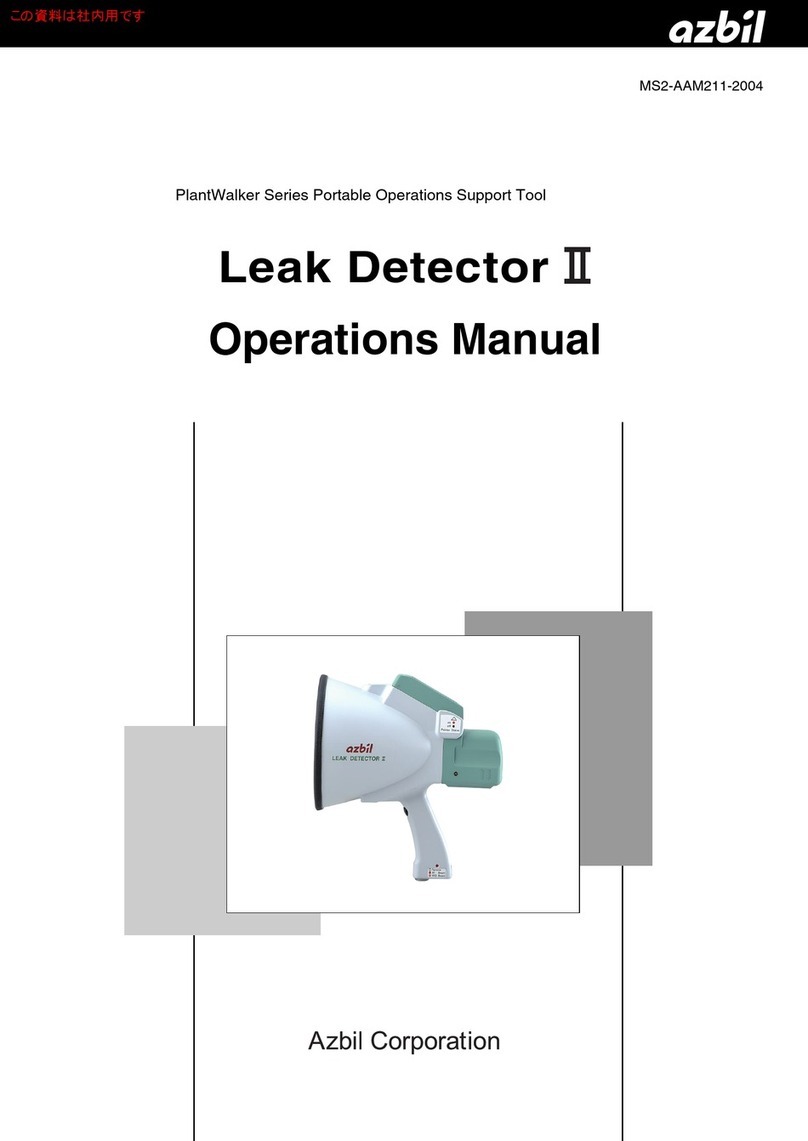 Azbil Leak Detector II User manual
