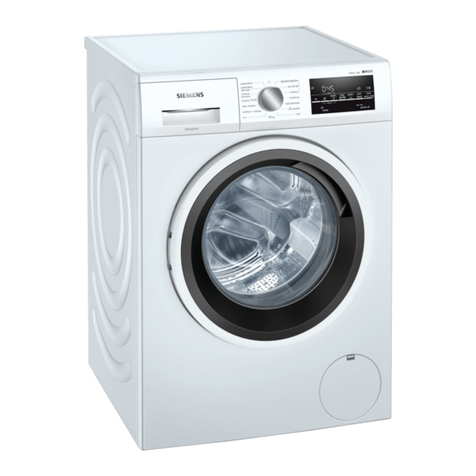 Siemens WM12US60ES User manual and installation instructions