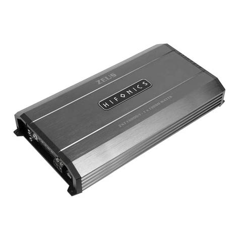 Hifonics ZEUS EXTREME User manual